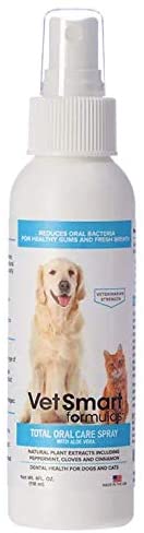 VetSmart Formulas Total Oral Care Aloe Vera Bad Breath Dog & Cat Spray