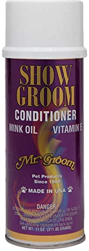 Mr. Groom Show Groom Finishing Pet Conditioner Spray, 11-oz bottle