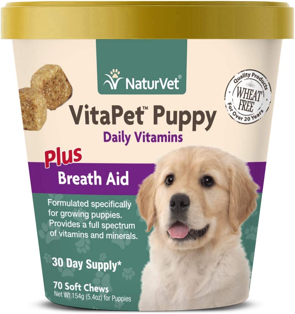 NaturVet VitaPet Puppy Daily Vitamins For Dogs