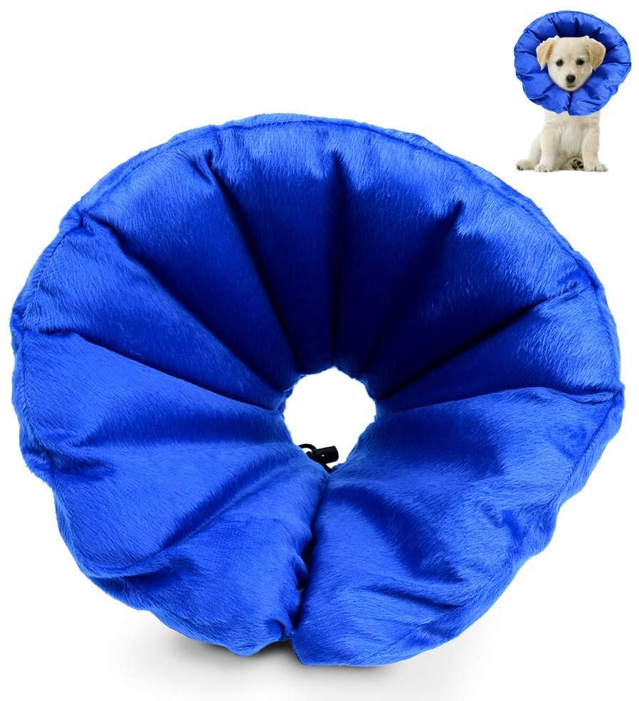 HOLYSTEED Inflatable Cone Protective Collar for Dogs