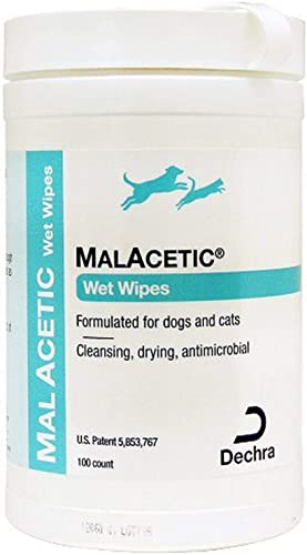MalAcetic Wet Wipes for Dogs & Cats