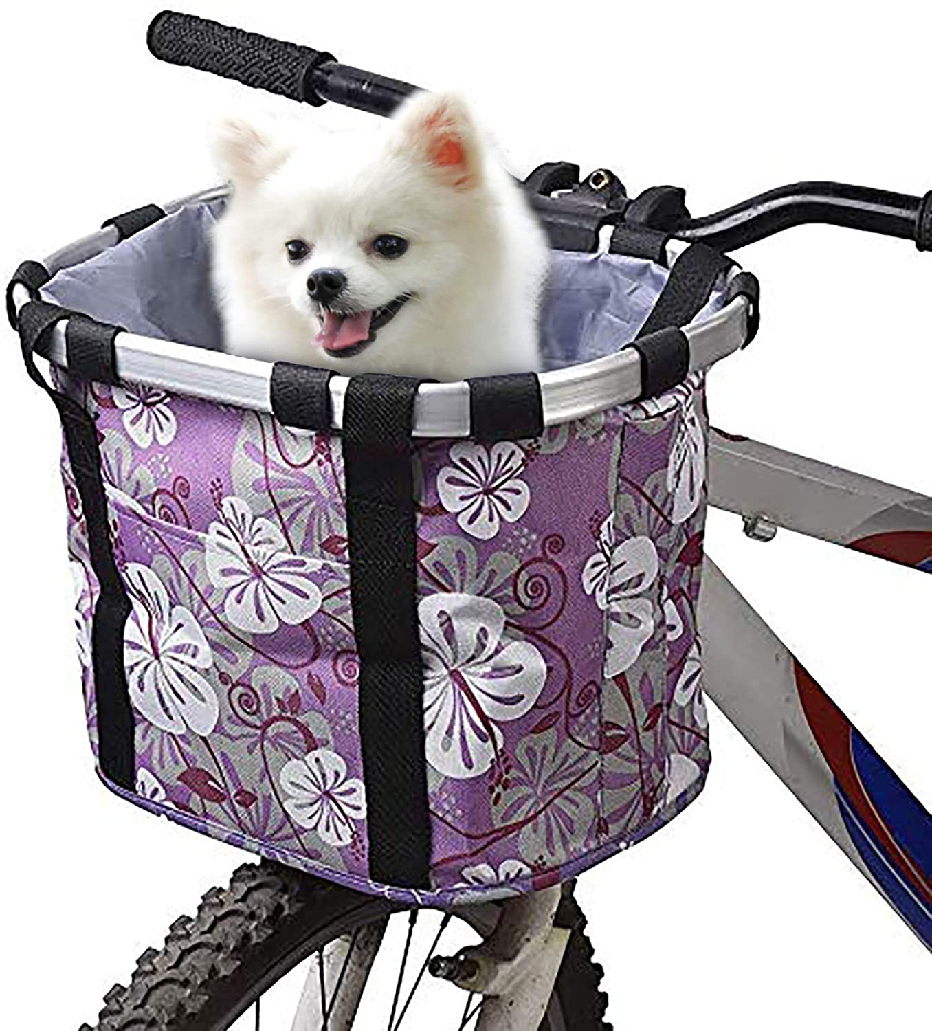 URBEST Bike Basket for Dogs