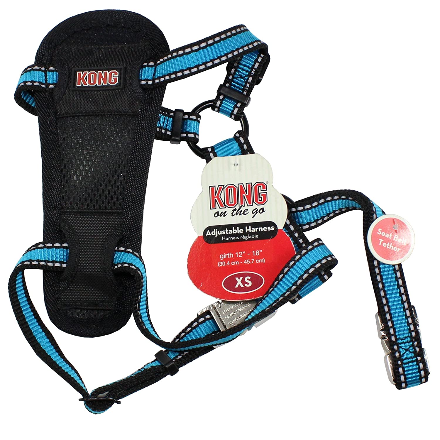 Kong Adjustable Harness with Seat Belt Attachment