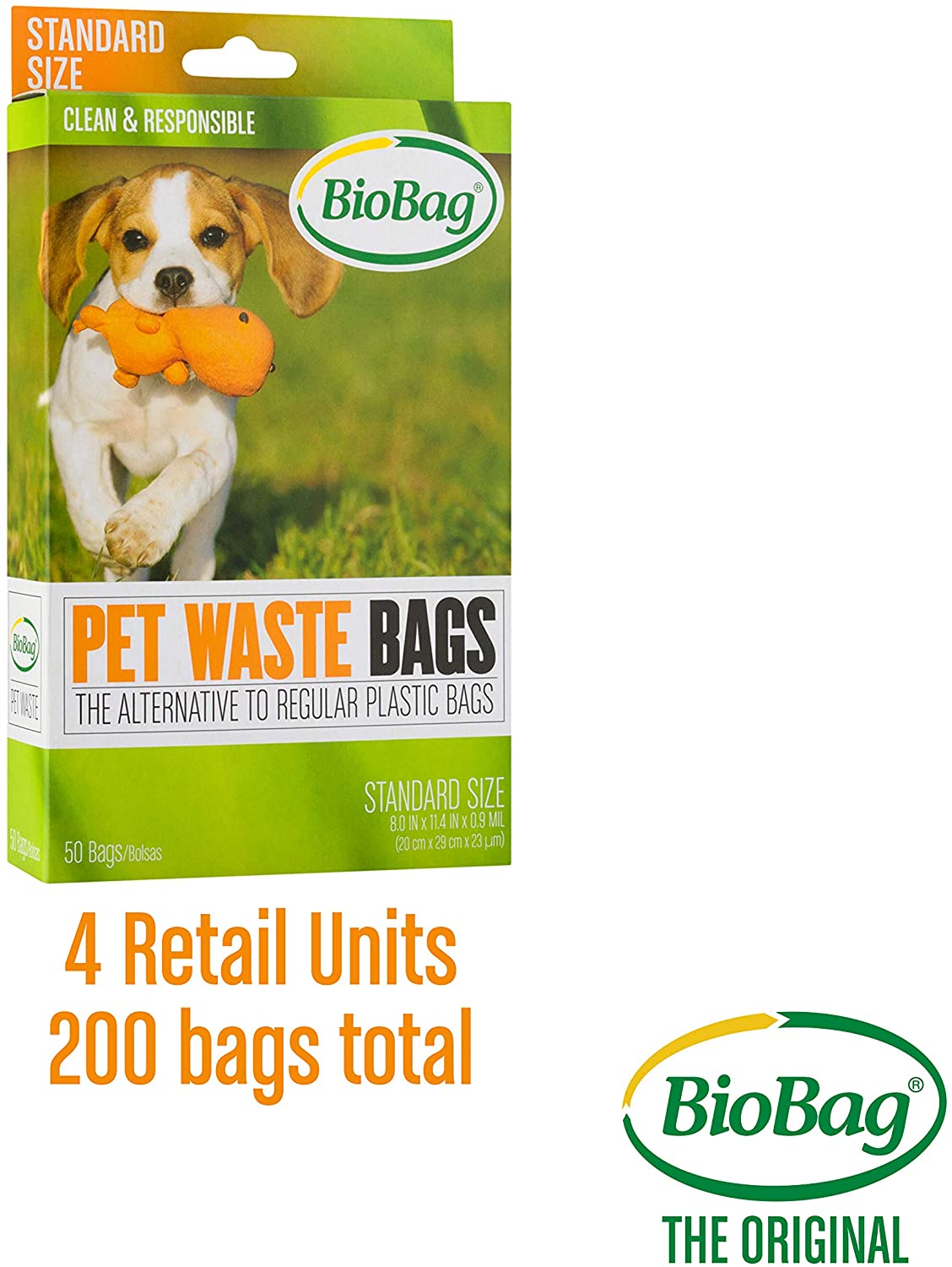 Bio Bag Premium Pet Waste Bags, 13.5’’ x 11.5’’