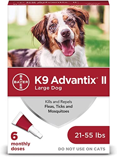K9 Advantix II Flea, Tick & Mosquito Prevention for Large Dogs 21-55 Lbs