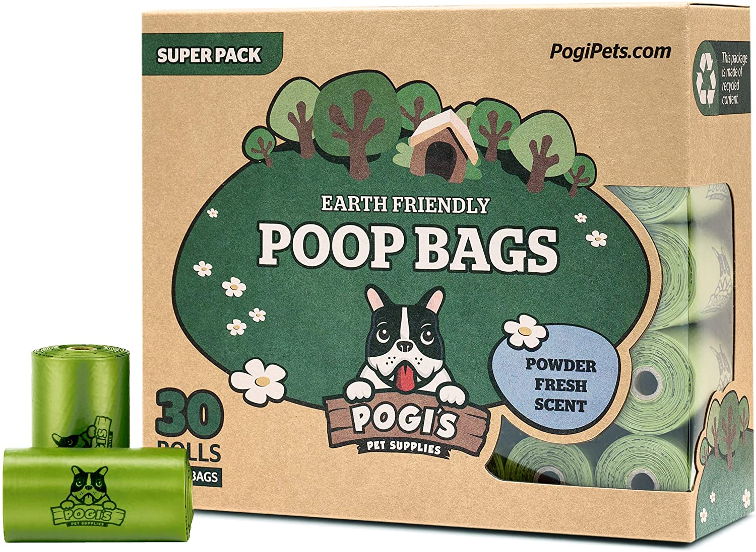 Pogi’s Poop Bags – Large, 13.5’’ x 9’’