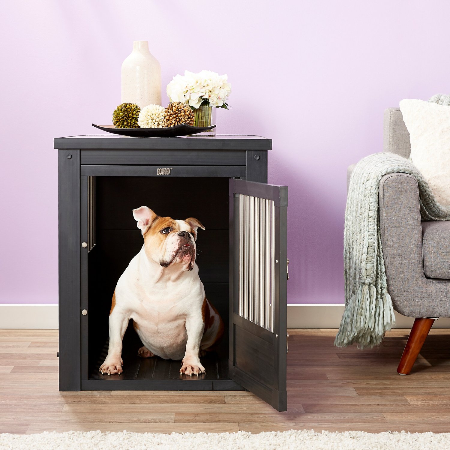 New Age Pet ecoFLEX Single Door Furniture Style Dog Crate