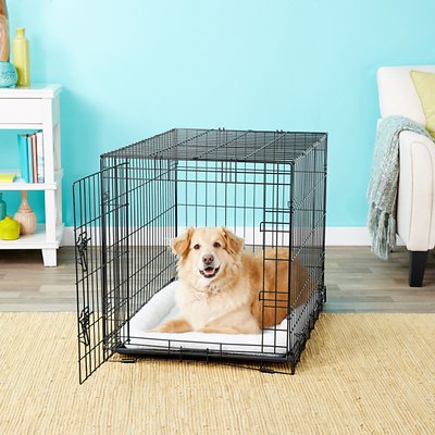 Frisco Fold & Carry Single Door Collapsible Wire Dog Crate